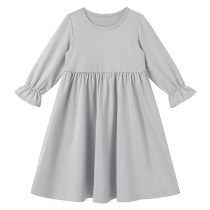 IWEMEK 2PCS Newborn Baby Girls Muslim Abaya Prayer Dress with Hijab Islamic Middle East Arab Dubai Robe Ramadan Eid Clothes - color: Grey, size: 0-6 Months