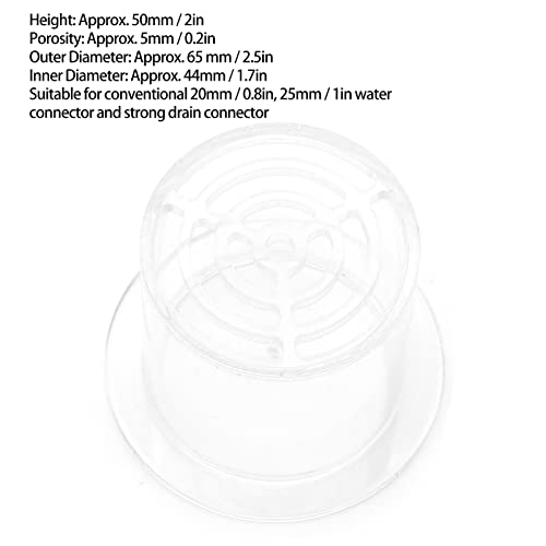 Acrylic Feeding Breeding Protection Cover, Transparent Coral Feeder Cover for Fish Tank, Blocks Fish from Being Inhaled, Easy Sand Spreading, Strong Base, Effective Fish Prote