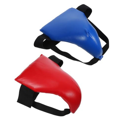 GARVALON 2pcs ’s Professional Groin Protector for Boxing and Martial Arts, Reusable Integrated Groin Guard with Breathable Wear-Resistant Material, Training Protective Gear