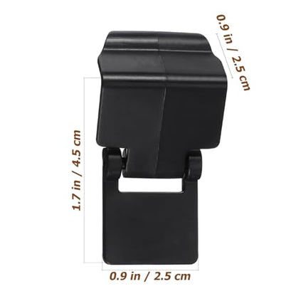 6PCS Aquarium Lid Clips, Adhesive Reptile Terrarium Screen Cover Clips Tank Lid Locks, Secure Buckle Latch for Bearded Dragons, Snakes, Geckos