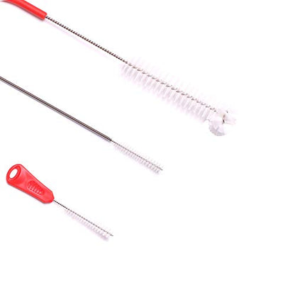 J.CARP Cleaning Kit, Made of Stainless Steel 304, Tough and Enduring - color: Red