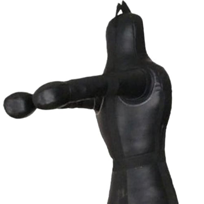 MMA Grappling Dummy Unfilled Training Bag for Judo and Karate, 180cm Black