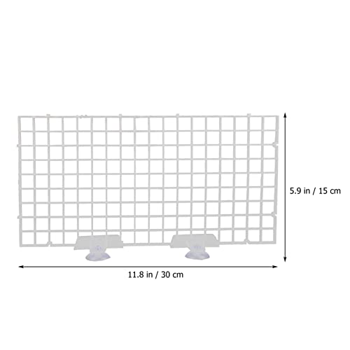 Toddmomy 1 Set Aquarium Divider Isolation Board Fish Tank Divider for Breeding Separation Suction Cup Compatible Easy Installation