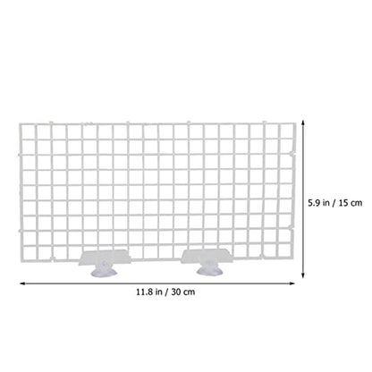 Toddmomy 1 Set Aquarium Divider Isolation Board Fish Tank Divider for Breeding Separation Suction Cup Compatible Easy Installation