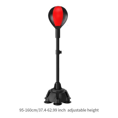 High-Speed Boxing Ball Set for Home Gym Training - color: Red Black