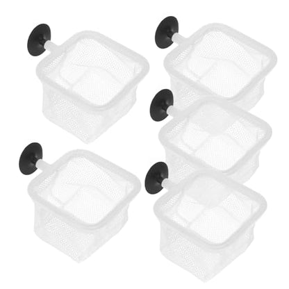 Happyyami 5pcs Fish Tank Breeding Net Cups Aquarium Nursery Separator Mesh for Small Fish Spawning Prevents Increases Survival Rate
