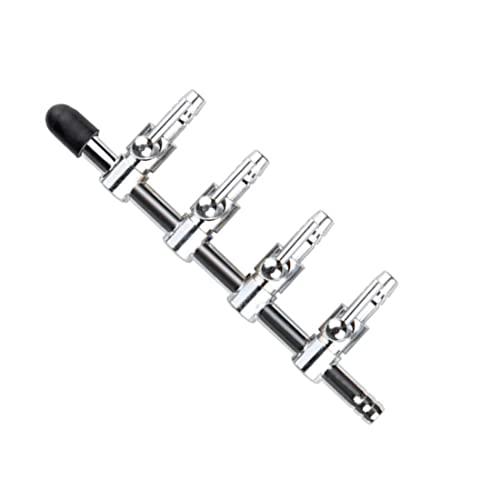 Aquarium Air Valve 4 Way Inline Manifold Air Flow Pump Tubing Splitter Lever Control Valve 4-Pack