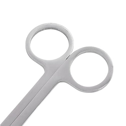 Aquarium Scissors Plant Tools 5 in 1 | Stainless Steel Aquarium Tweezers/Scissors/Spatula | Safe for Water Plants & Fish | 7.1 Inch Practical Tool Set