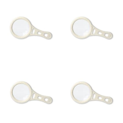 MagnetMag Wheat Magnifier, 3X Magnification with 6X Spot Lenses | Attaches to Metal Surfaces like Refrigerators - Organic 3x Handheld Magnifying Glass (DX-50EF)