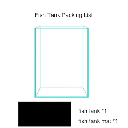 Vimvins 5 Gallon Glass Fish Tank, Easy to Maintain Small Aquarium for Betta/Snails/Shrimp and Aquatic Planting. - size: 5 Gallon