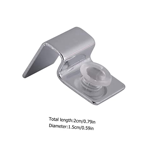 BESPORTBLE 8pcs Stainless Steel Aquarium Cover Support Holders for Glass Durable Fish Tank Clips for Easy Cleaning and Water Changes Compatible Open Tanks and Pet Boxes