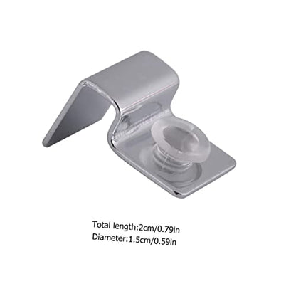 BESPORTBLE 8pcs Stainless Steel Aquarium Cover Support Holders for Glass Durable Fish Tank Clips for Easy Cleaning and Water Changes Compatible Open Tanks and Pet Boxes