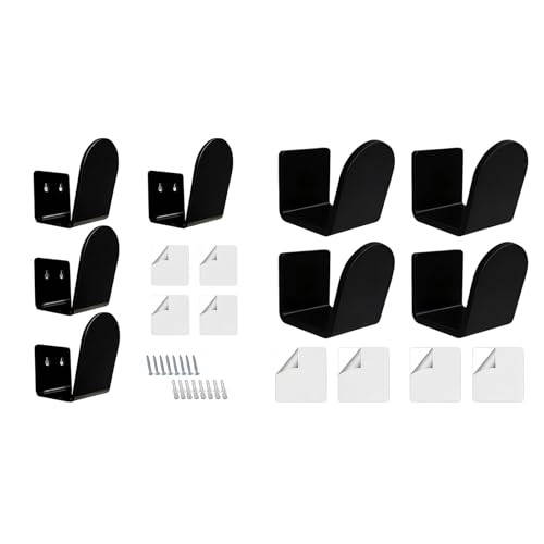 2pcs / 4pcs Transparency Tennis Glove Wall Mount Display Rack Easy to Installation Boxing Gear Storage Stand Living Room Deck - color: B