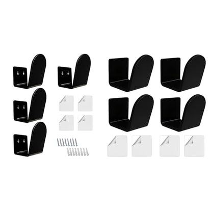 2pcs / 4pcs Transparency Tennis Glove Wall Mount Display Rack Easy to Installation Boxing Gear Storage Stand Living Room Deck - color: B