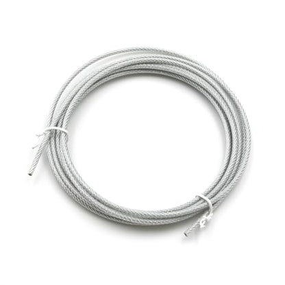 Premium Spare Speed Rope Cables, Jump Rope Replacement Cables Set | 2 x Steel Ropes 2.5mm & 3mm, 2 x Cable Protector | Pro Jump Rope: Fitness, Crossfit, Boxing, MMA | UK Brand