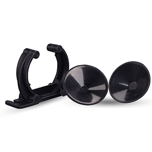 SUNGOOYUE Aquarium Suction Cup Clips Plastic Silicone Heater Holder 2Pcs 3.2cm Suction Cups for Fish Tank Airline Tubing Water Pipes and Underwater Light Fixing