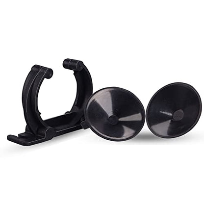 SUNGOOYUE Aquarium Suction Cup Clips Plastic Silicone Heater Holder 2Pcs 3.2cm Suction Cups for Fish Tank Airline Tubing Water Pipes and Underwater Light Fixing