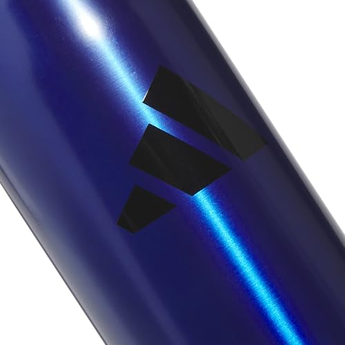 adidas Stainless Steel Metal Water Bottle 20 oz (600 mL) Screw Cap - color: Team Royal Blue/Black