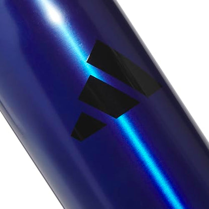 adidas Stainless Steel Metal Water Bottle 20 oz (600 mL) Screw Cap - color: Team Royal Blue/Black