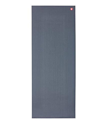 Manduka PRO Yoga Mat - 6mm | Lifetime Durability | Hygienic Construction | Premium Studio Quality | Teacher Approved - color: Thunder, size: 71" x 26"
