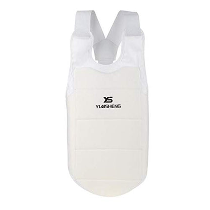 DAUERHAFT Taekwondo Karate Chest Guard Boxing Vest Unisex Adult Child Breast Protector Comfortable Breathable Chest Rib Guard