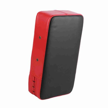 Taekwondo Kicking Strike Pad | Handheld Punching Target for Boxing/Martial Arts Training | High - Strength Nylon Rope Sealing | PU Leather & Foam Padding | 40x20x10cm (Red)