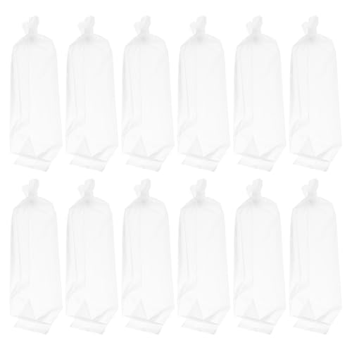 50pcs Thick Plastic Fish Transport Bags 6x34cm Leak-proof Seal Shipping Pouches for Live Betta Guppy Aquarium Fish Packaging