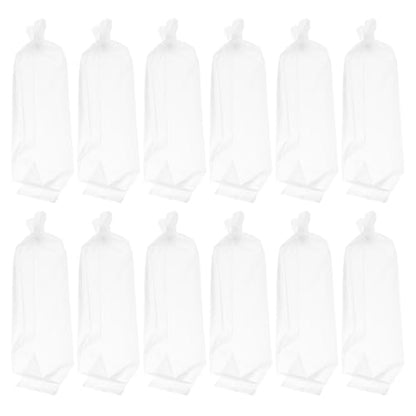 50pcs Thick Plastic Fish Transport Bags 6x34cm Leak-proof Seal Shipping Pouches for Live Betta Guppy Aquarium Fish Packaging