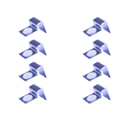 Peiiwdc 8pcs Stainless Steel Aquarium Cover Clip Optional Thickness Lid Clamps Brackets for Fishtanks Aquarium Lid Clamps - size: 6mm