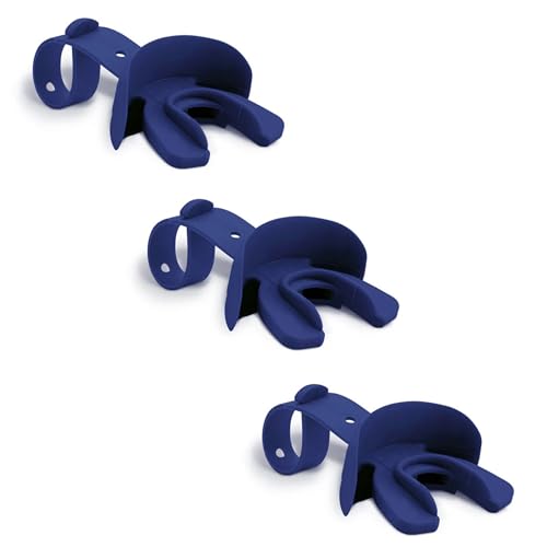 Vettex Doubleguard Mouthguard with Lip Protection - color: Navy, size: Pack of 3