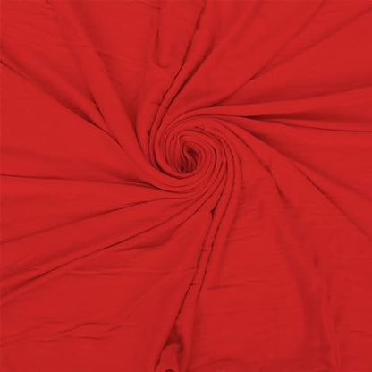 Hijab Scarf for Women Soft Cotton Muslim Jersey Hijab Head Wrap Scarves Fashion Long Scarf Shawls - color: Red