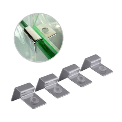 8pcs Stainless Steel Fish Tank Cover Holder Practical Aquarium Bracket Support Durable and Safe for Fish Tanks for Covering Aquariums