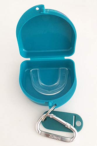 Field Hockey Case for Mouth Guards, Retainers - Winning Team - Aqua - color: Aqua