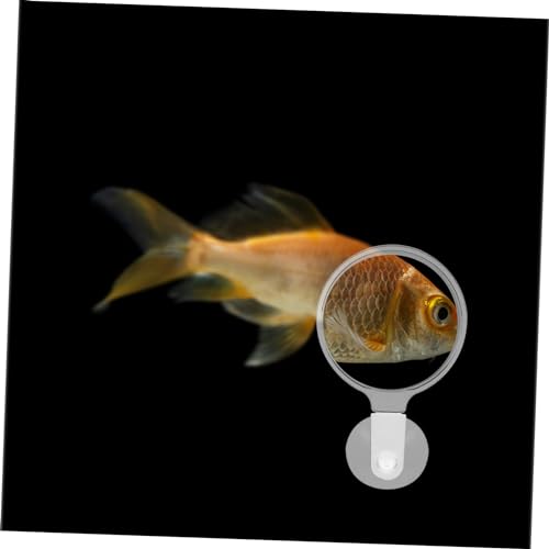 ERINGOGO Aquarium Magnifier for Fish Tank Viewing Small Animal Magnifying Glass Suction Cup for Observing Ants Spiders and Plants Aquatic Environments