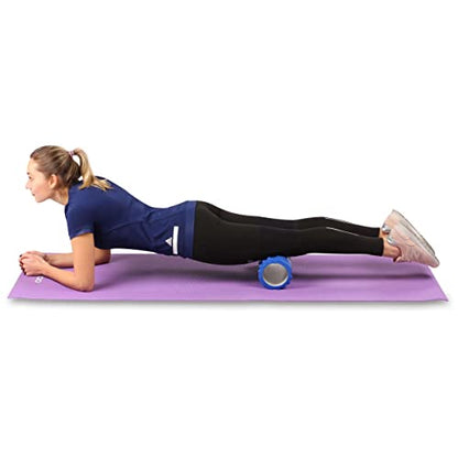 DRUNA Foam Roller for Muscle Massage, Pilates & Yoga 13"x5.5" Medium Firm PVC Foam Roller for Deep Tissue Massage, Recovery & Flexibility (Pink) - color: Pink