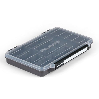 Plano StowAway 3700 50/50 Split Stow Tackle Box, with Corrosion-Preventive Rustricor, Single Latch Design, Transparent DuraView Lid, Stackable Storage for Fishing Bait, Lures and Gear - size: 3700 50/50 Split, style: New Model