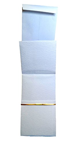 KUDOS.JP Japanese Traditional Money Envelope for Wedding - Japanese Washi Crane Mizuhiki, Gold and Red Design