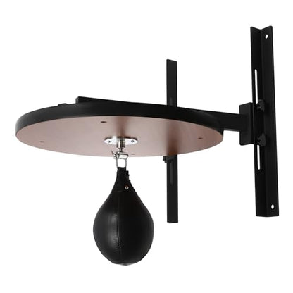 Speed Bag Platform Kit, Heavy Duty Hanging Swivel Workout Speedball Kicking with Adjustable Height, for Home Fitness, Suitable for Boxing and Fitness Enthusiasts
