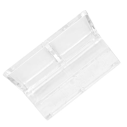 Dioche Sturdy Acrylic Aquarium Glass Cover Holder - 20Pcs Clamp/Holder Support Clamps for 5mm Fish - High Transparency and Easy Installation (10mm) - size: 10mm