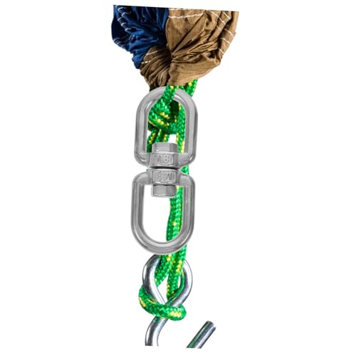 Yardwe Stainless Steel Hammock Chair Kit Heavy Duty Swivel Hooks Springs for Swing Ceiling Mount Hardware Set