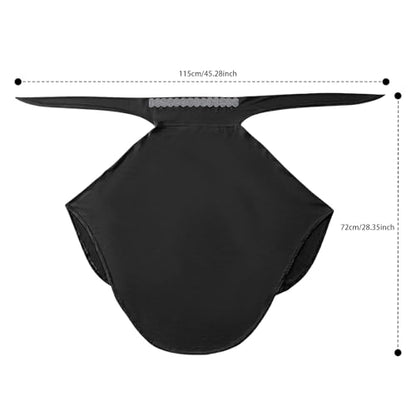 OhMill Instant Hijab Ready to Wear Jersey Hijab Scarf for Women Khimar Hijabs One Piece Hijabs Muslim Instant Turbans - color: Black