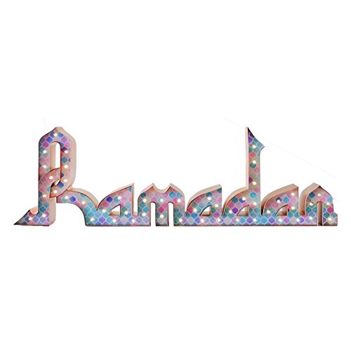 Marquee Signs Package – Eid Mubarak, Ramadan, and Mubarak Designs | Battery & USB Operated with Timer | Ramadan Eid Decorations for Home | Ramadan Mubarak Decor