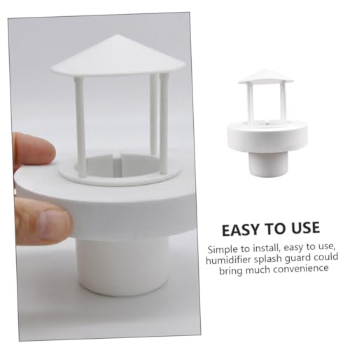 TOYANDONA Portable Rockery Splash Guard for Humidifier Easy to Install Plastic Mist Cover for Fish Tanks and Ponds and Functional Floating Humidifier Shield Box