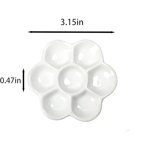 2 Pack Terrarium Bowls, Hermit Crab Water Dishes & Water Bowl Ceramic Hermit Crab Accessories, Anti-Turning Bowl for Feeding & Hydration, Terrarium Pet Supplies