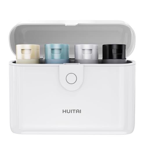 Travel Bottles TSA 4x2oz With Case Leak-Proof White - color: White
