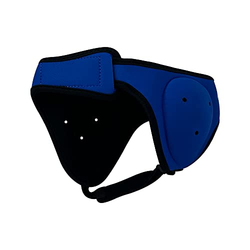 TMA Ear Guards for Grappling, BJJ and Wrestling, Neoprene Padded Headgear for Boxing Training, Sparring, Fighting, Martial Arts with Adjustable Strap, Ear Protection for Rugby, Judo, Jiu Jitsu - color: Blue