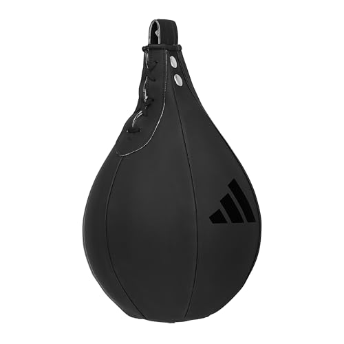 Adidas Speed Bag Equipment for Boxing & MMA Select Style: Bag Only, Wall-Mount Station, Beam Hanger, or Swivel - color: Speed Bag Only Black