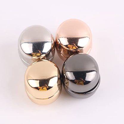 12pcs Magnetic Buttons For Clothing,hijab Magnetic Pins Multi-Purpose Pinless Fasteners For Muslim Wedding Gift Women - color: A-silver