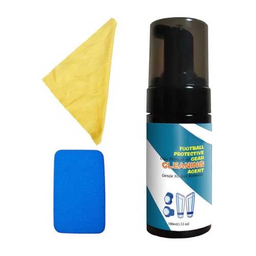 Soccer Glove Cleaner 100ml Fitness Care Odor Remover Foam | Boxing Gear Freshener for Shoes Work Boots Clothing Helmet Pads Yoga Mats Hockey Baseball Football