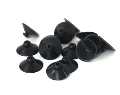 16Pcs Black Rubber Aquarium Suction Cups, Fish Tank Accessories for Pump, Line, Aeration Setup